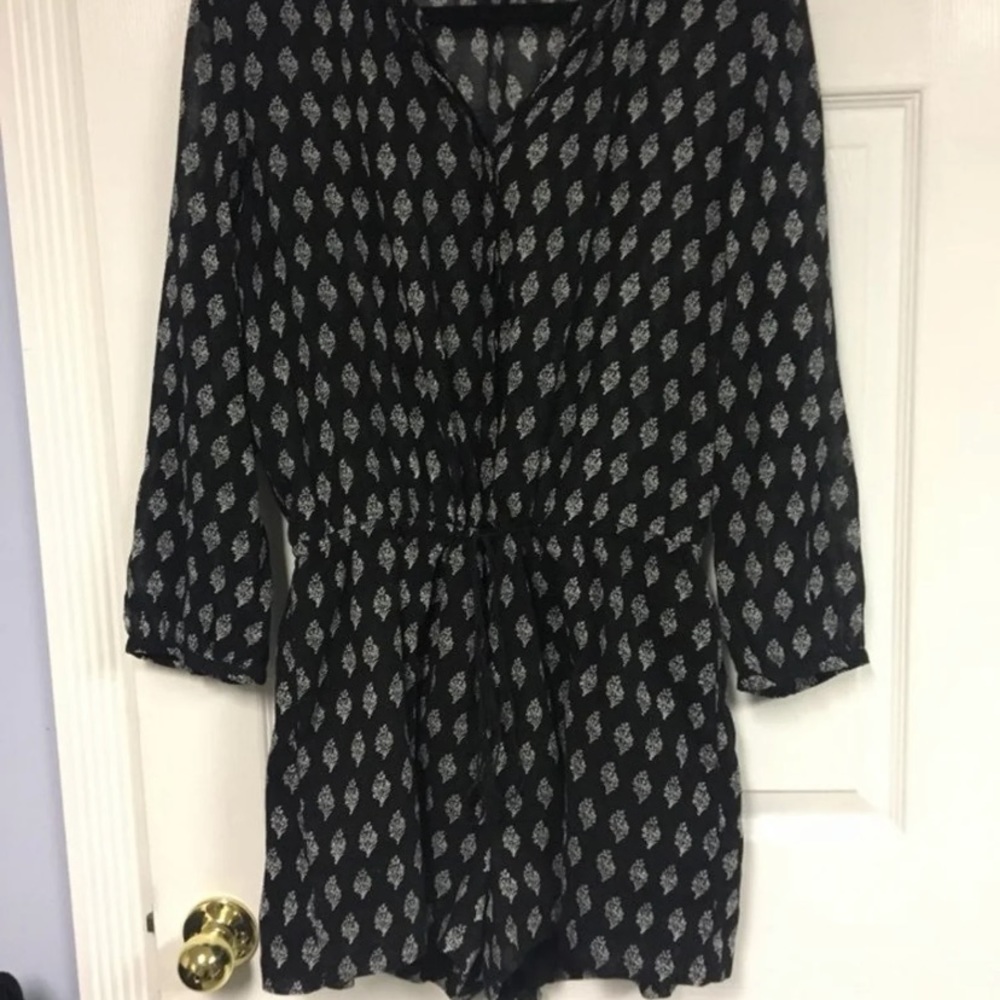 Madewell Long Sleeve Shorts Romper Size Large